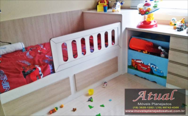 Dormitório Planejado Solteiro Masculino Nova Odessa - Dormitório Planejado para Bebê