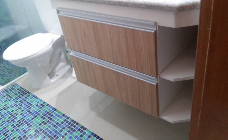 Móveis Planejados Banheiro Pequeno Preço Itatiba - Móveis Planejados Branco